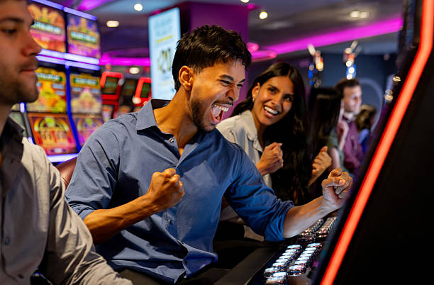 Live casino dealer studio with multi-camera setup